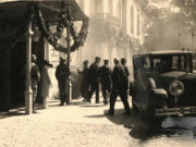 Prezidento automobilis „Fiat 519“ prie Prezidento rūmų.  Kaunas, apie 1931 m. Lietuvos centrinis valstybės archyvas