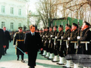 Išrinktasis Prezidentas Rolandas Paksas inauguracijos dieną, 2003 m. vasario 26 d.