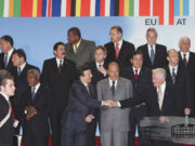 IV-asis Europos Sąjungos – Lotynų Amerikos šalių vadovų susitikimas. Viena, 2006 m. gegužės 12 d. Fot. Džoja Gunda Barysaitė