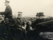 Prezidentas Aleksandras Stulginskis apvažiuoja kariuomenės paradą. Kaunas, apie 1924 m. LCVA