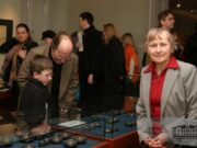 Visitors of all generations at the opening ceremony were interested in coin foundry. Kaunas, February 15, 2006