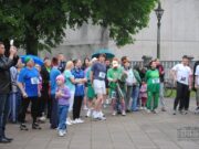 Runners waiting for the start.Kaunas, May 17, 2011