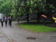 A symbolic circle run by the authorities. Kaunas, May 17, 2011