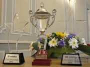 The prizes established by the Historical Presidential Palace for the women winners of the run. Kaunas, July 4, 2012