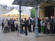 The opening ceremony of the exhibition. Kaunas, May 17, 2011
