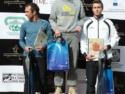 Men winners of the 3,3 km race. Kaunas, May 1, 2014