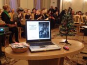 Apie kalėdinį ūpą laikinojoje sostinėje pasakoja istorikė Justina Minelgaitė. Kaunas, 2015 m. gruodžio 11 d.