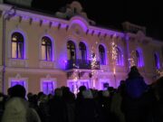 Istorinės Prezidentūros sodelio įžiebimo renginys „Šokam į Kalėdas!“ Kaunas, 2017 m. gruodžio 2 d. Fot. Vytautas Žemaitis