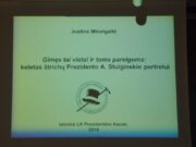 Pirmasis konferencijos pranešimas. Kaunas, 2016 m. sausio 15 d.