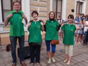 Komandos apdovanojamos puikiais prizais – vienetiniais marškinėliais! Kaunas, 2017 m. gegužės 20 d.