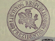 Pirmojo Valstybės Prezidento Antano Smetonos antspaudas ir parašas