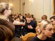 Gimnazistų protų mūšis „Prezidento institucija ir jauniausias valstybės prezidentas tarpukario Europoje Aleksandras Stulginskis“. Kaunas, 2025 m. balandžio 11 d. Gustinos Keturakytės nuotr.