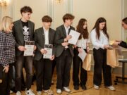 Gimnazistų protų mūšis „Prezidento institucija ir jauniausias valstybės prezidentas tarpukario Europoje Aleksandras Stulginskis“. Kaunas, 2025 m. balandžio 11 d. Gustinos Keturakytės nuotr.