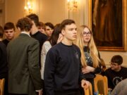Gimnazistų protų mūšis „Prezidento institucija ir jauniausias valstybės prezidentas tarpukario Europoje Aleksandras Stulginskis“. Kaunas, 2025 m. balandžio 11 d. Gustinos Keturakytės nuotr.