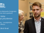 Muziejininko Lauryno Blažio paskaita „Žemės balsą supratęs Prezidentas“