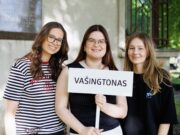 Muziejų naktis Istorinėje Prezidentūroje – pažintinis orientavimosi žaidimas „Kaip Lietuva į pasaulį ėjo“. Kaunas, 2026 m. gegužės 23 d. Marijos Valasevičiūtės nuotr.